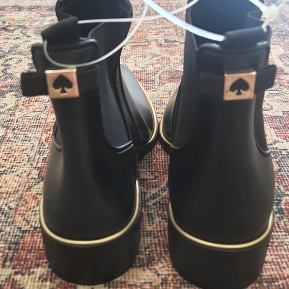 NEW KATE SPADE | $145 Solstice Chelsea Rain Boots - Picture 5 of 7